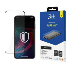 3MK NeoGlass iPhone 14 Plus 6,7&quot; fekete színű képernyővédő fólia mobiltelefon kellék