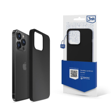 3mk Protection iPhone 14 Pro Max Series 3mk szilikon tok - fekete tok és táska