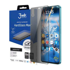 3MK SAMSUNG Galaxy S24 Plus 5G (SM-S926), 3MK HARD GLASS MAX PRIVACY üvegfólia, 9H, 0,3mm, Teljes, Fekete mobiltelefon kellék