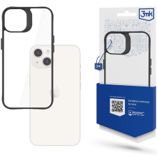 3MK Satin Armor Case+ Apple iPhone 15 Plus Tok - Fekete/Átlátszó (5903108527750) tok és táska