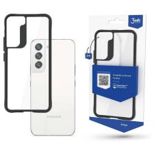 3MK Satin Armor Case+ Samsung Galaxy S23 Tok - Fekete/Áttetsző tok és táska