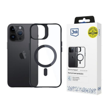 3MK Satin Armor MagCase tok iPhone 14 Pro - átlátszó-fekete tok és táska