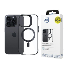 3MK Satin Armor MagCase tok iPhone 14 Pro Max - átlátszó-fekete tok és táska