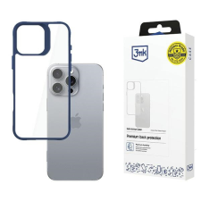 3MK SatinArmor+ tok iPhone 16 Pro Max - kék tok és táska