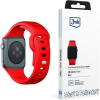 3MK Silicone Watch Szíj for Apple 38/40/41/42 mm Red (small) (5903108565684)
