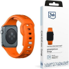 3MK Silicone Watch Szíj for Apple 42/44/45/46/49 mm Orange (big) (5903108565813)