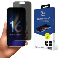 3MK Silky Matt Privacy betekintésvédett kijelzővédő fólia iPhone 16 mobiltelefon kellék