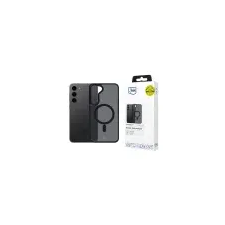 3MK Smoke MagCase tok Samsung Galaxy S24 S921 - fekete tok és táska