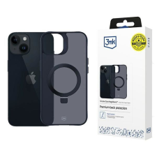 3MK Smoke Magsafe & Stand tok kitámasztóval iPhone 14 Plus - fekete tok és táska