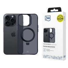 3MK Smoke Magsafe & Stand tok kitámasztóval iPhone 13 Pro Max - fekete tok és táska