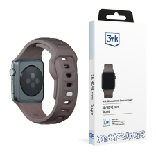 3MK szilikon óraszíj Apple Watch 42/44/45/49mm - barna okosóra kellék