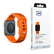 3MK szilikon óraszíj Apple Watch 42/44/45/49mm - narancssárga okosóra kellék
