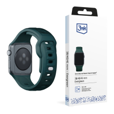 3mk szilikon óraszíj Apple Watchhoz 42 / 44 / 45 / 49 mm - zöld okosóra kellék