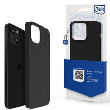 3MK Szilikon tok iPhone 13 mini 5,4" fekete tok és táska