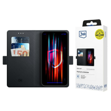 3MK Wallet kinyitható tok Samsung Galaxy S25 - fekete tok és táska