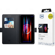 3MK Wallet oldalra nyitható tok Xiaomi Redmi Note 14 5G fekete (5903108635677) tok és táska