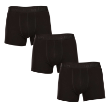 3PACK fekete Pietro Filipi férfi boxeralsó (3BCL001) XL férfi alsó