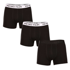 3PACK fekete Pietro Filipi férfi boxeralsó (3BCL007) XL férfi alsó