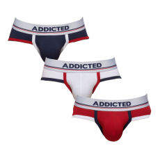  3PACK férfi alsónadrág Addicted többszínű (AD1008P-3COL) L