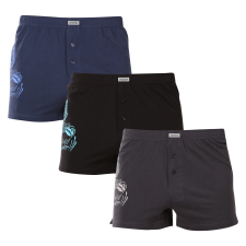 3PACK férfi bő szárú boxeralsók Andrie többszínű (PS 5852) L férfi alsó