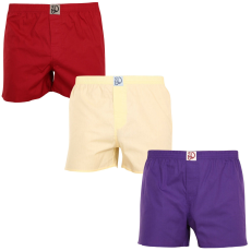 3PACK férfi bő szárú boxeralsók Dedoles többszínű (LB10001748) M