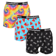  3PACK Férfi bő szárú boxeralsók Horsefeathers Frazier Bundle 3 (AM096E) M