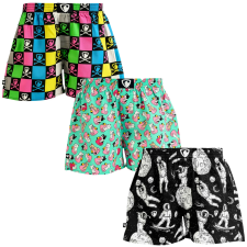 3PACK férfi bő szárú boxeralsók Represent exkluzív Ali (R4M-BOX-06111718) M férfi alsó