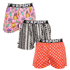  3PACK férfi bő szárú boxeralsók Represent exkluzív Mike (R3M-BOX-07343943) M
