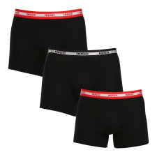  3PACK Férfi boxeralsó HUGO fekete (50520475 962) XL férfi alsó
