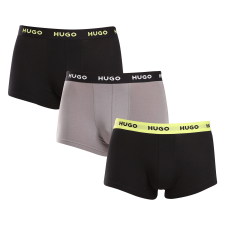 3PACK Férfi boxeralsó HUGO többszínű (50517878 986) L férfi alsó