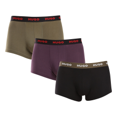  3PACK Férfi boxeralsó HUGO többszínű (50517878 987) L