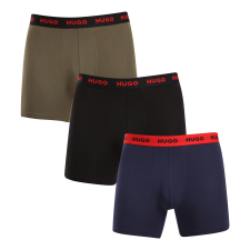 3PACK Férfi boxeralsó HUGO többszínű (50517886 966) L férfi alsó