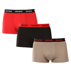 3PACK Férfi boxeralsó HUGO többszínű (50532611 979) XL