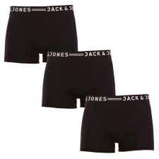 3PACK Férfi boxeralsó Jack and Jones fekete (12081832 - black/black) M férfi alsó