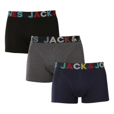  3PACK Férfi boxeralsó Jack and Jones többszínű (12243393) XXL