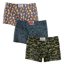 3PACK férfi boxeralsó Styx art klasszikus gumipánt többszínű (3Q12672) L férfi alsó