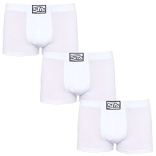 3PACK férfi boxeralsó Styx klasszikus gumi fehér (3Q1061) L férfi alsó