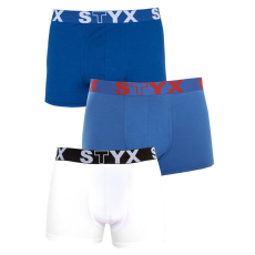  3PACK férfi boxeralsó Styx sportos gumipánt nagyméretű többszínű (R9676861) 4XL