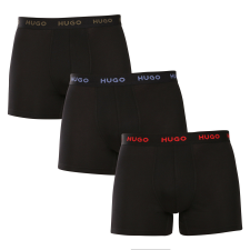 3PACK férfi boxeralsók HUGO fekete (50532613 972) M férfi alsó