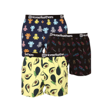 3PACK Férfi klasszikus boxeralsó Horsefeathers Frazier Bundle 5 (AM096G) M férfi alsó
