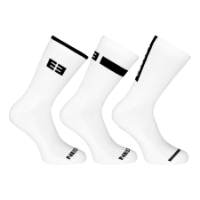 3PACK Nedeto zokni sport magas fehér (3NOB4) L férfi zokni