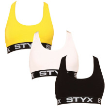 3PACK női sportmelltartóStyx többszínű (3IP09018) L melltartó