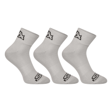 3PACK szürke Styx boka  zokni (3HK1062) M