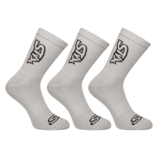 3PACK Szürke Styx hosszú zokni (3HV1062) L