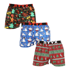  3PACK Tarka Férfi boxeralsó art Styx sport gumi (3B16814) XXL