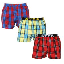 3PACK Tarka férfi klasszikus boxeralsó Styx sport gumi (3B10123) XL férfi alsó