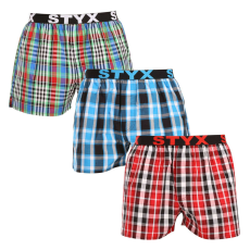  3PACK Tarka férfi klasszikus boxeralsó Styx sport gumi (3B103436) XL