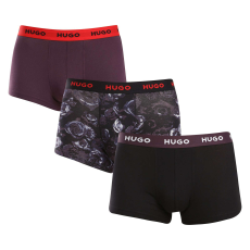  3PACK többszínű HUGO férfi boxeralsó (50517894 982) XXL