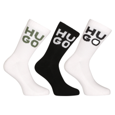 3PACK zokni HUGO magas többszínű (50518606 100) L férfi zokni