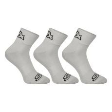  3PACK zokni Styx boka szürke (3HK1062) XL